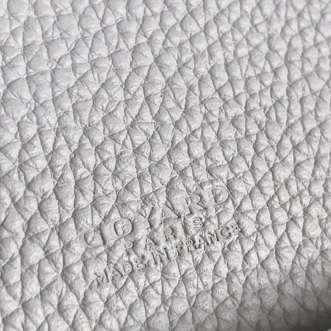 GRAND BLEU 16 IN WHITE GOYARDINE CANVAS AND LAMBSKIN
