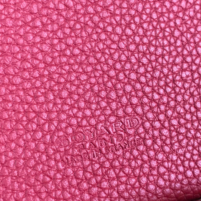GRAND BLEU 16 IN CLASSIC RED GOYARDINE CANVAS AND LAMBSKIN