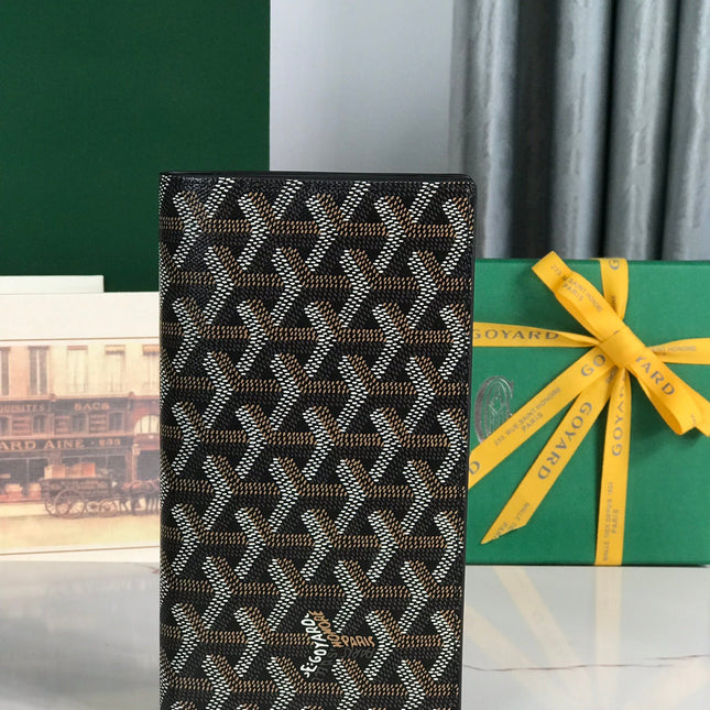 RICHELIEU WALLET 19 IN BLACK GOYARDINE CANVAS