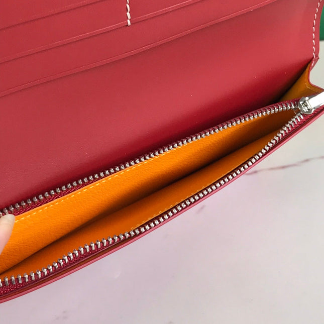 RICHELIEU WALLET 19 IN CLASSIC RED GOYARDINE CANVAS