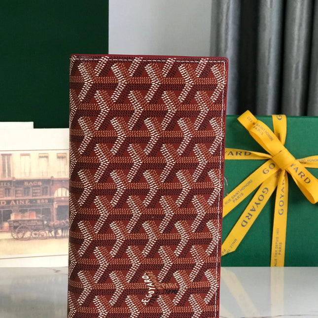 RICHELIEU WALLET 19 IN CLASSIC RED GOYARDINE CANVAS