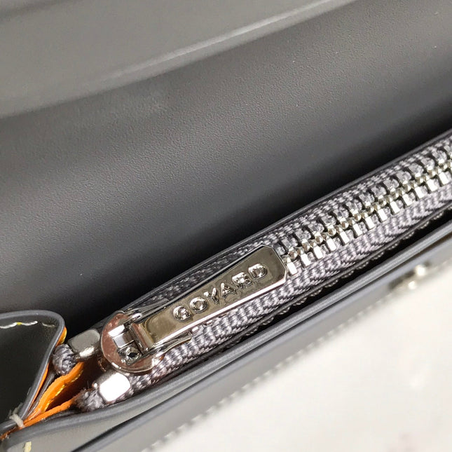 RICHELIEU WALLET 19 IN GRAY GOYARDINE CANVAS