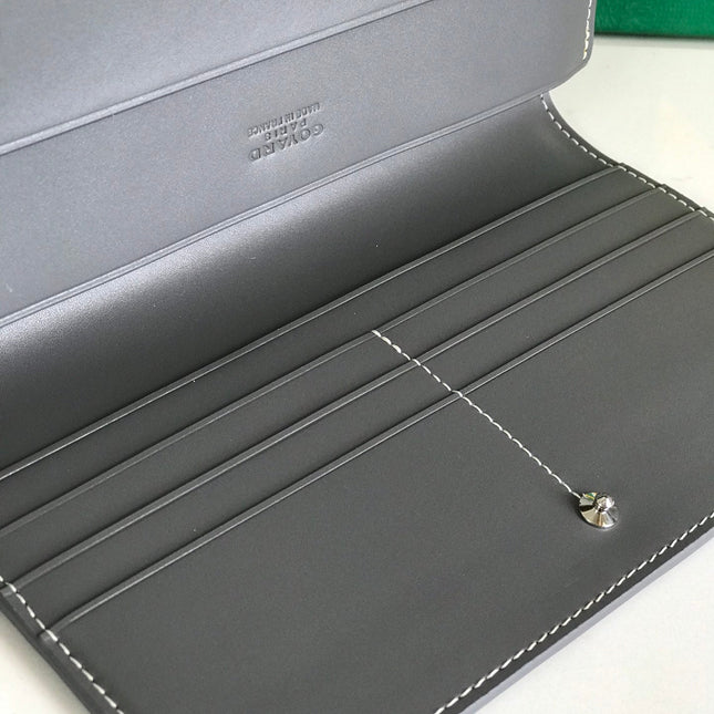 RICHELIEU WALLET 19 IN GRAY GOYARDINE CANVAS