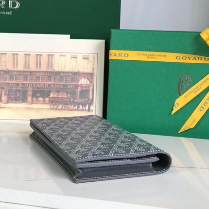 RICHELIEU WALLET 19 IN GRAY GOYARDINE CANVAS