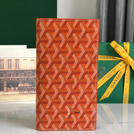 RICHELIEU WALLET 19 IN ORANGE GOYARDINE CANVAS