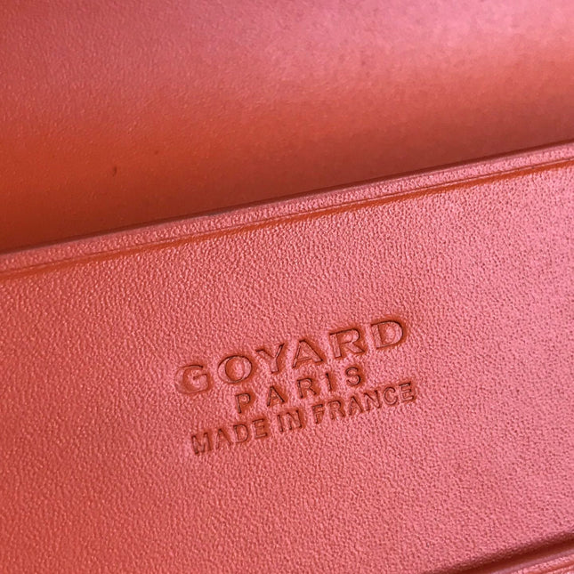 RICHELIEU WALLET 19 IN ORANGE GOYARDINE CANVAS