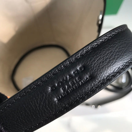 SMALL BELHARRA 24 IN BLACK GOYARDINE CANVAS AND LAMBSKIN