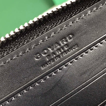 MATIGNON MINI WALLET 11 IN BLACK GOYARDINE CANVAS AND CALFSKIN