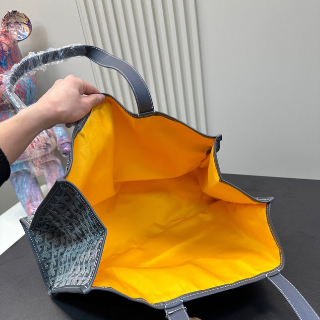 VILLETTE TOTE BAG 46 IN GREY GOYARDINE CANVAS