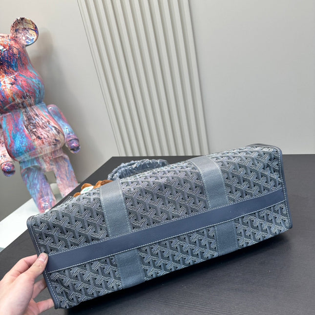 VILLETTE TOTE BAG 46 IN GREY GOYARDINE CANVAS