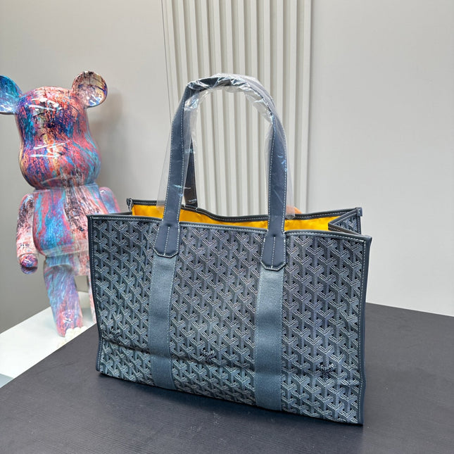 VILLETTE TOTE BAG 46 IN GREY GOYARDINE CANVAS