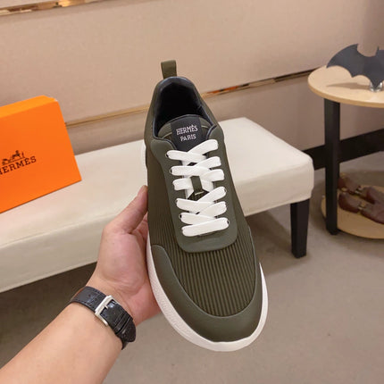 HM BOUNCING SNEAKER OLIVE WEAVE