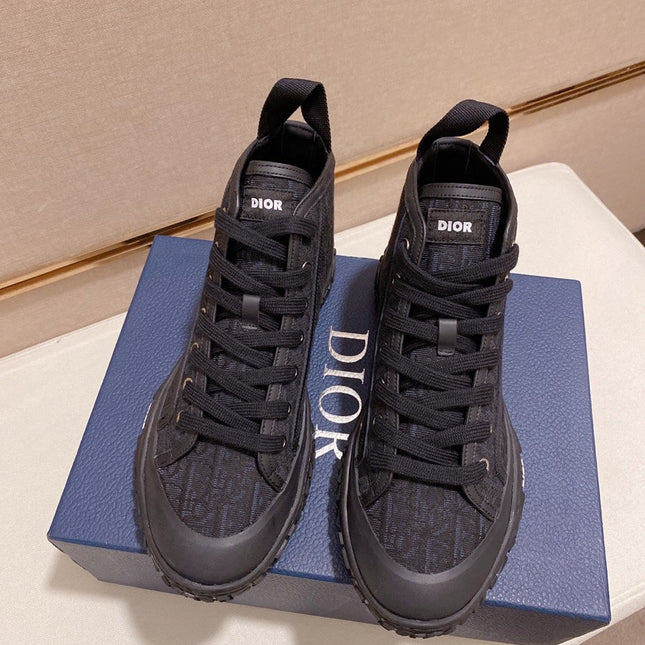 CD B28 HIGH SHOES BLACK JACQUARD