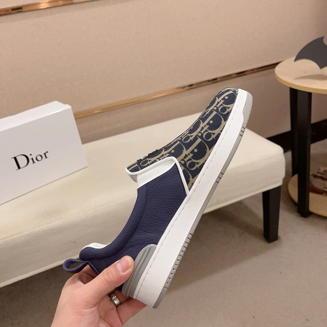 CD SOLAR SLIP-ON NAVY JACQUARD