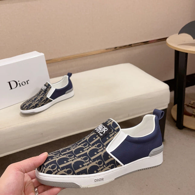 CD SOLAR SLIP-ON NAVY JACQUARD