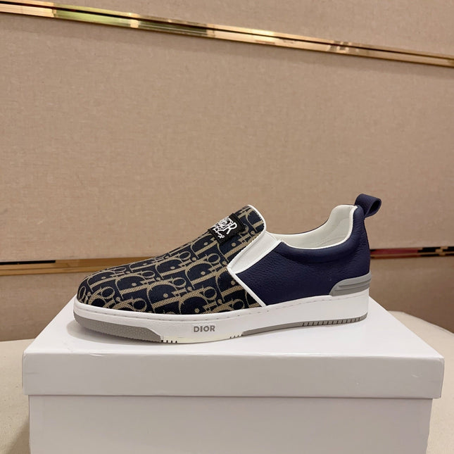 CD SOLAR SLIP-ON NAVY JACQUARD