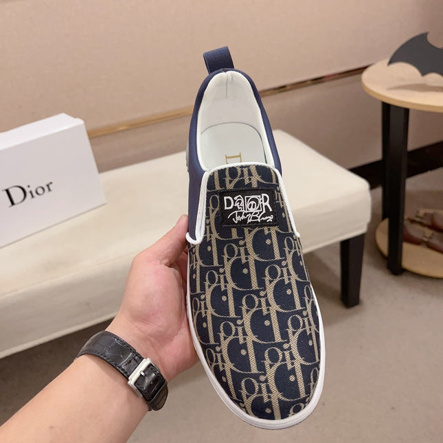 CD SOLAR SLIP-ON NAVY JACQUARD