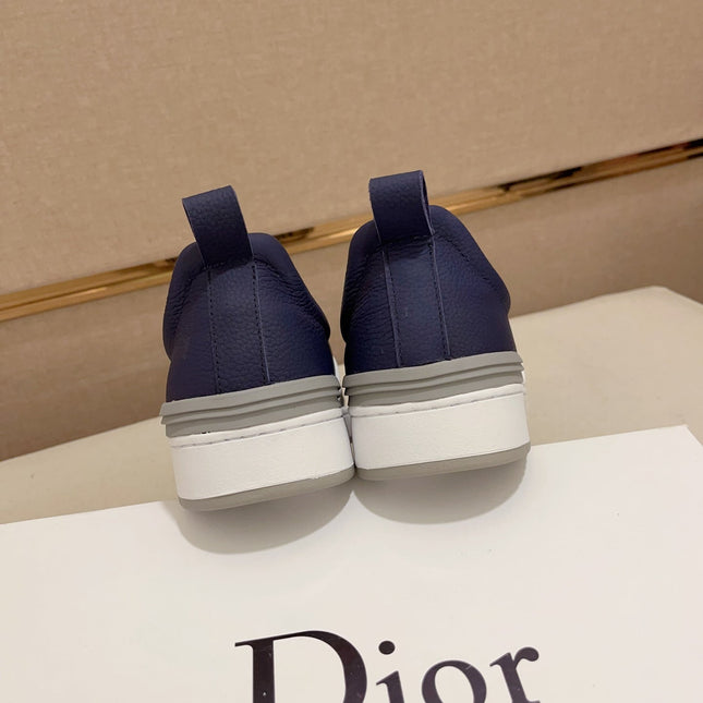 CD SOLAR SLIP-ON NAVY AND IVORY JACQUARD