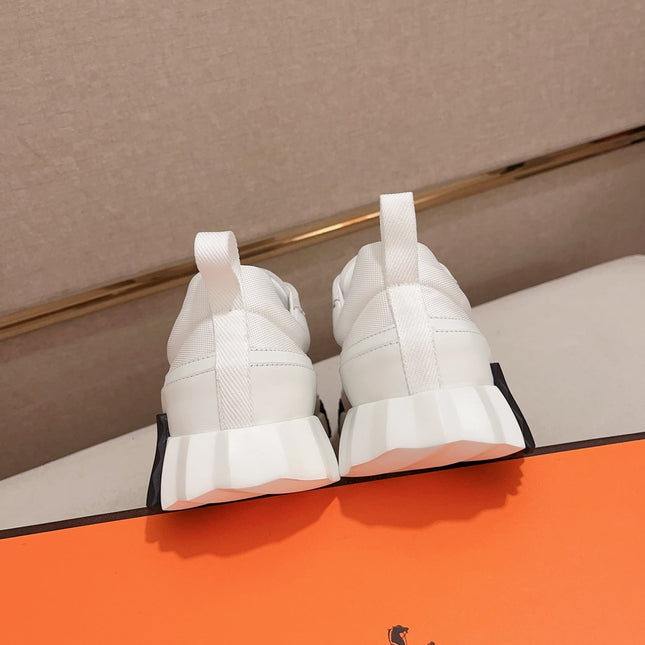 HM BOUNCING SNEAKER WHITE CALFSKIN