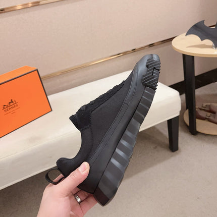 HM BOUNCING SNEAKER BLACK CALFSKIN