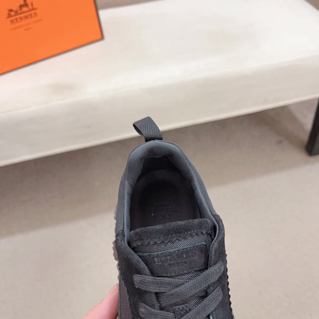 HM BOUNCING SNEAKER BLACK CALFSKIN