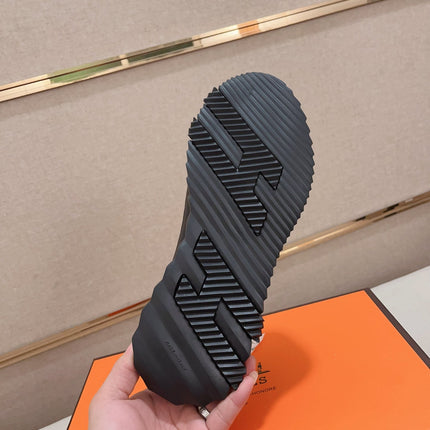 HM BOUNCING SNEAKER BLACK CALFSKIN
