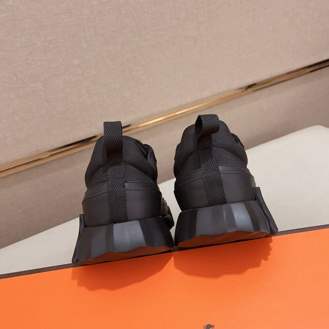HM BOUNCING SNEAKER BLACK CALFSKIN