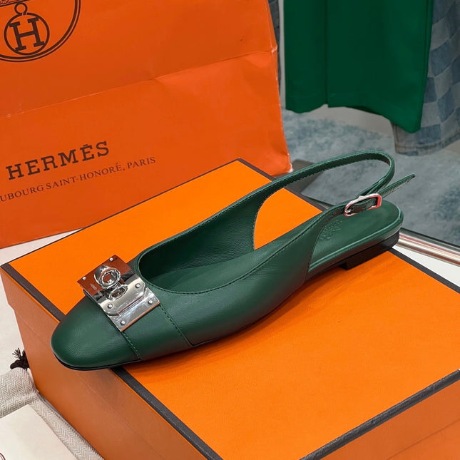 INNOCENTE SLINGBACK CASTLETON GREEN CALKSIN