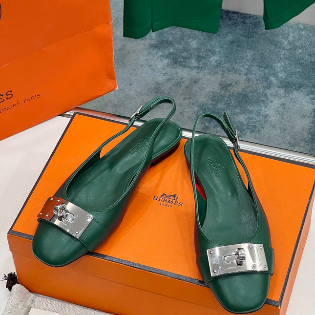 INNOCENTE SLINGBACK CASTLETON GREEN CALKSIN
