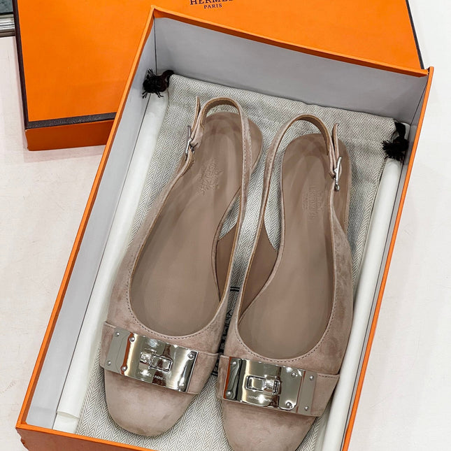 INNOCENTE SLINGBACK PINK NUDE SUEDE
