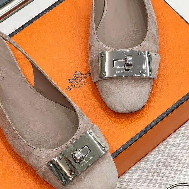 INNOCENTE SLINGBACK PINK NUDE SUEDE