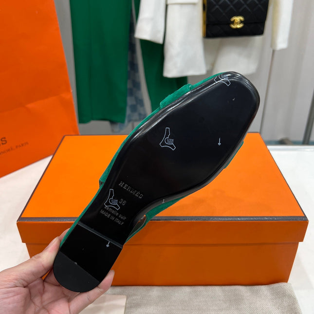 INNOCENTE SLINGBACK CASTLETON GREEN SUEDE