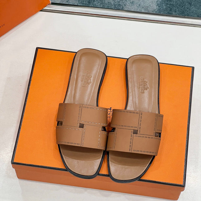 IDIOMA SANDAL IN BRONZE BROWN CALFSKIN