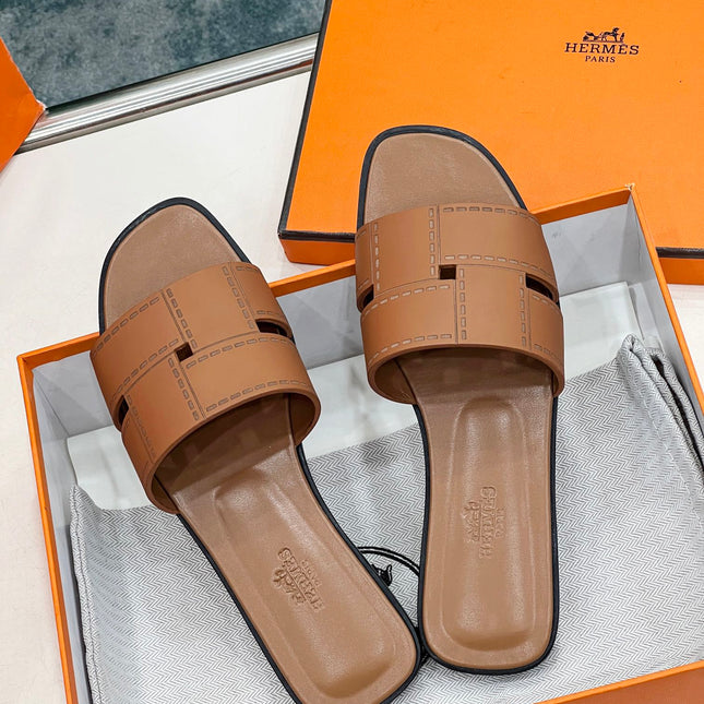 IDIOMA SANDAL IN BRONZE BROWN CALFSKIN