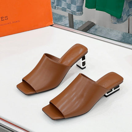 IDOLE SANDAL IN BRONZE BROWN CALFSKIN