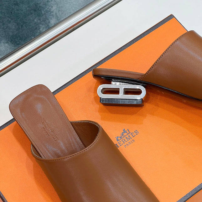 IDOLE SANDAL IN BRONZE BROWN CALFSKIN