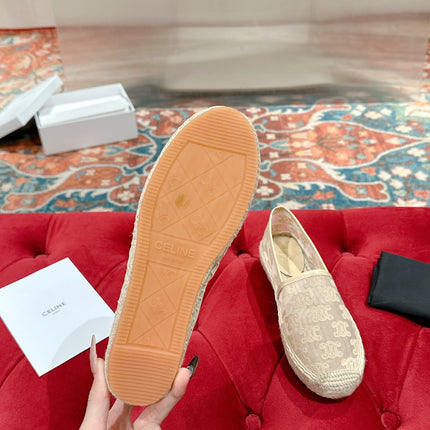 ESPADRILLES IN BEIGE MESH