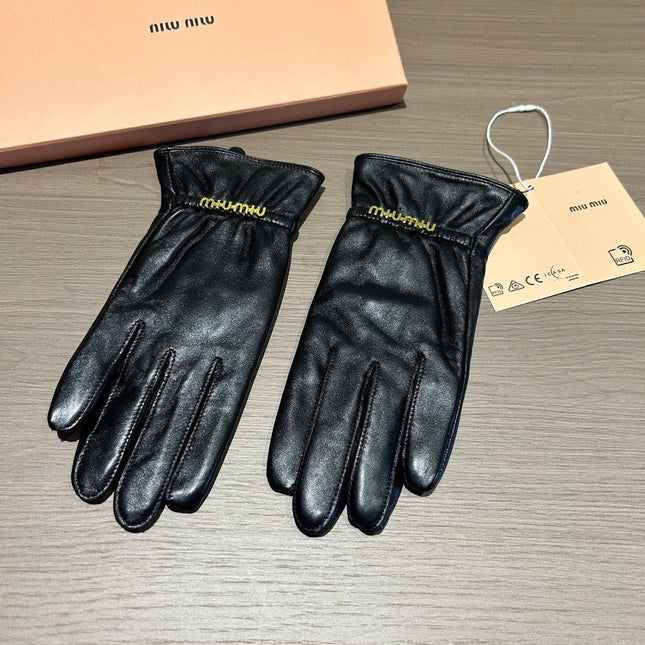 TOUCHSCREEN GLOVES IN BLACK LAMBSKIN 135642