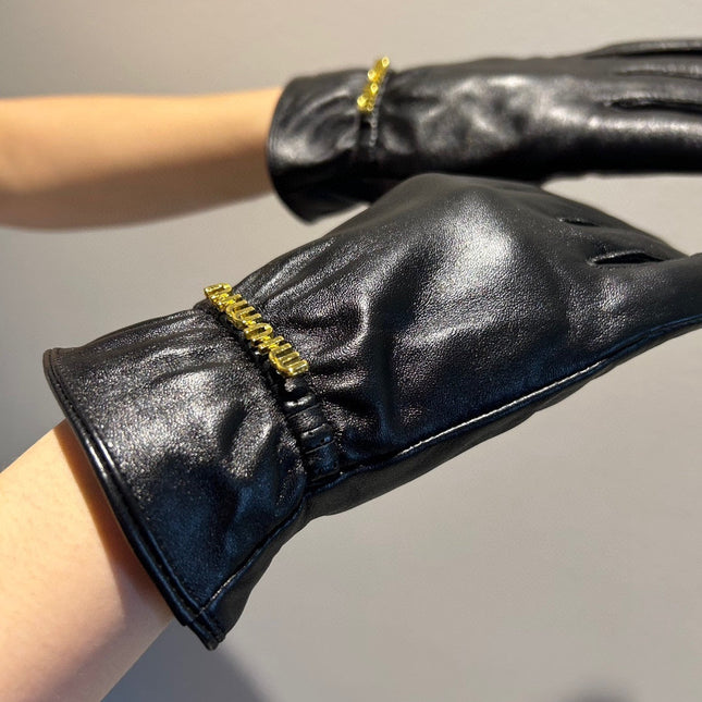 TOUCHSCREEN GLOVES IN BLACK LAMBSKIN 135642