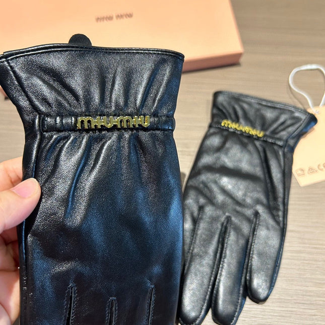 TOUCHSCREEN GLOVES IN BLACK LAMBSKIN 135642