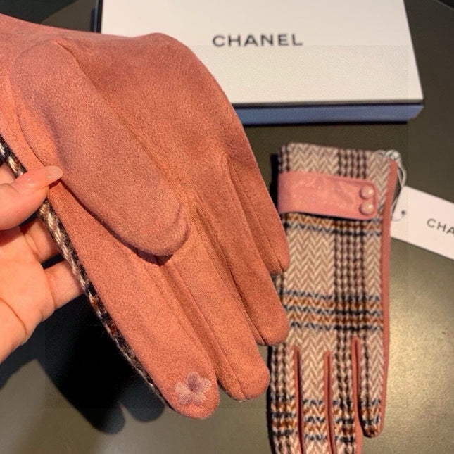 GLOVES IN COLORFUL WOOL 429244