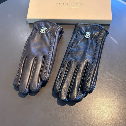 GLOVES IN UMBER BROWN LAMBSKIN 453593