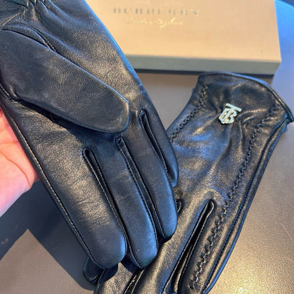 GLOVES IN BLACK LAMBSKIN 453594