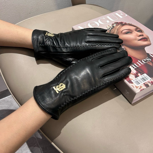 GLOVES IN BLACK LAMBSKIN 453594