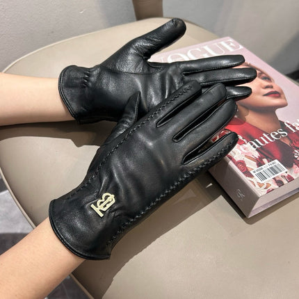 GLOVES IN BLACK LAMBSKIN 453594