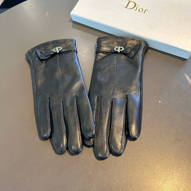 TOUCHSCREEN GLOVES IN BLACK LAMBSKIN 458584