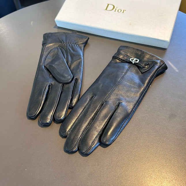 TOUCHSCREEN GLOVES IN BLACK LAMBSKIN 458584
