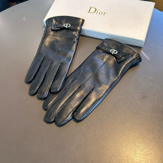 TOUCHSCREEN GLOVES IN BLACK LAMBSKIN 458584