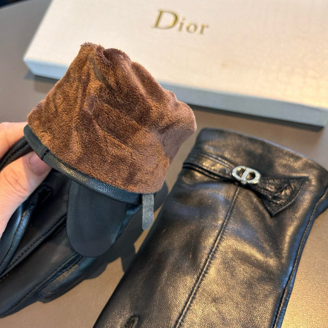 TOUCHSCREEN GLOVES IN BLACK LAMBSKIN 458584