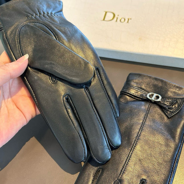 TOUCHSCREEN GLOVES IN BLACK LAMBSKIN 458584